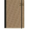 Ημερολόγιο ημερήσιο The Writing Fields Adventure 3070 17x24cm 2024 με λάστιχο flexbook ανάγλυφο εξώφυλλο Camel